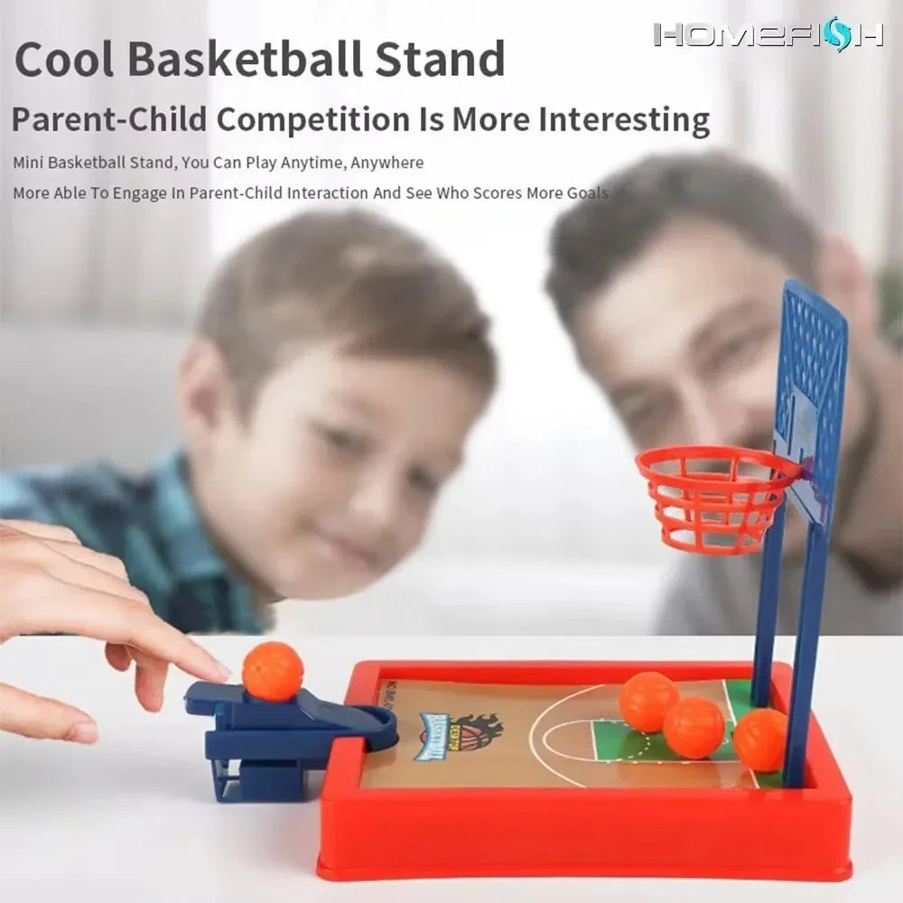 Basketball Game Mini Desktop Tabletop Portable Travel Or Office Game Set Fun Sports