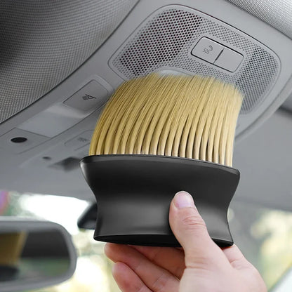 1/2PCS Internal Cleaning Tools for Cars Long Handled Cleaning Brushes Fine Bristles Dust Removal Cleaning of Car Air Outlets