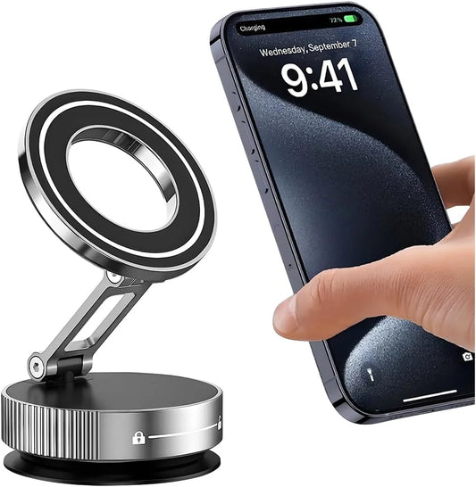 Phone Mount Nano Gel 360° Vacuum Magnetic Car Phone Holders
