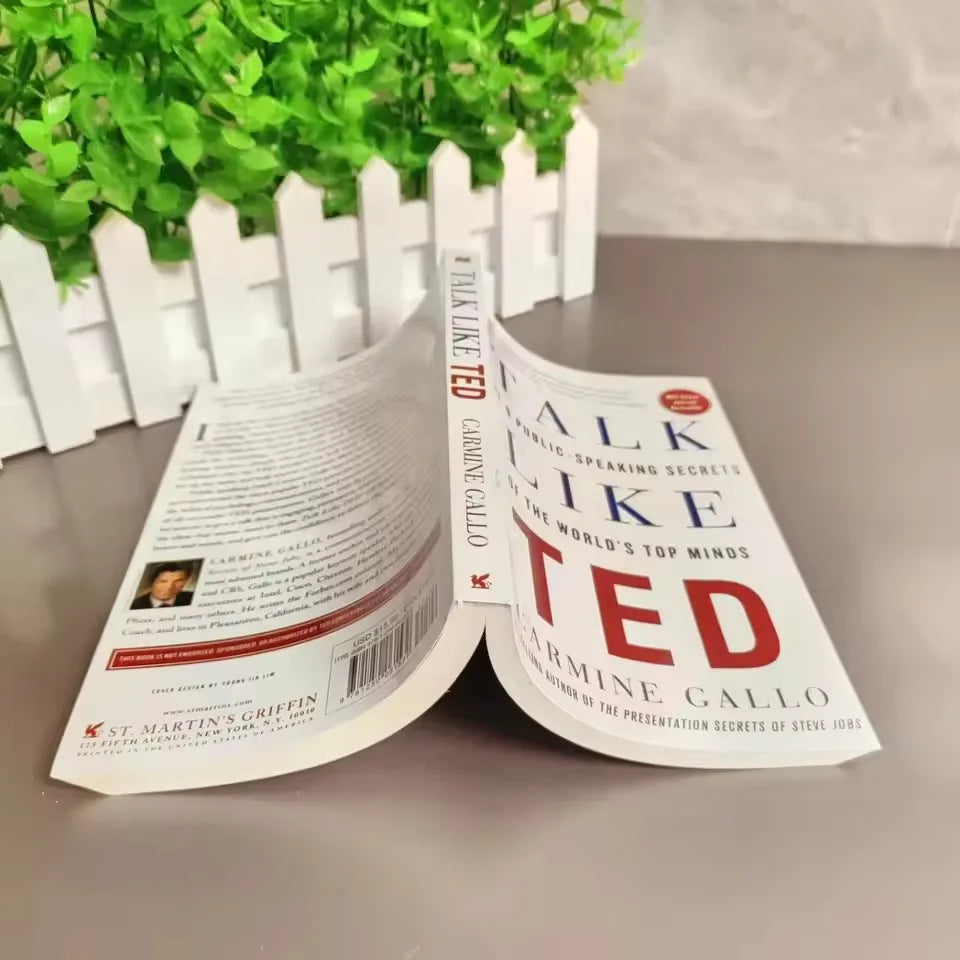 TALK like TED: the 9 Public Speaking Secrets for Powerful Speeches By Carmine G.  English Book
