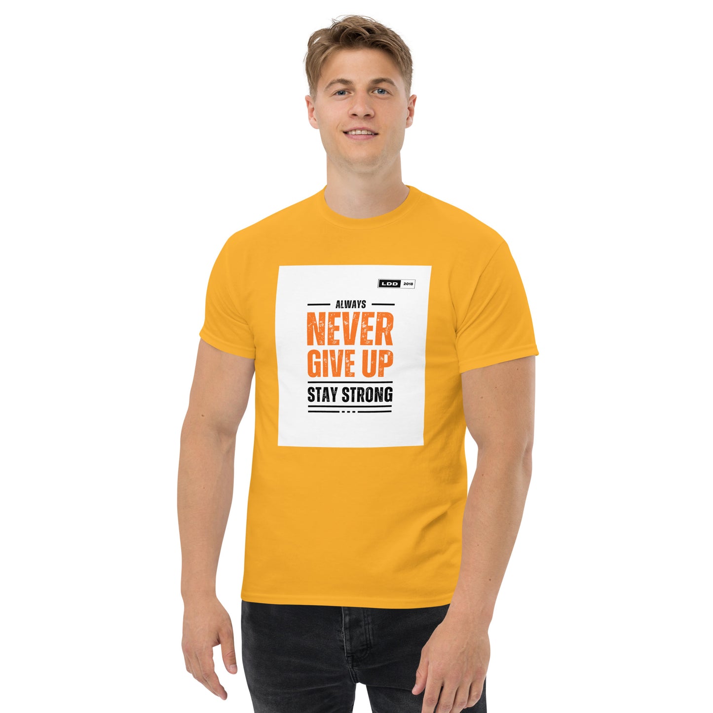 NEVER GIVE UP LDD Official 2024 T-Shirt