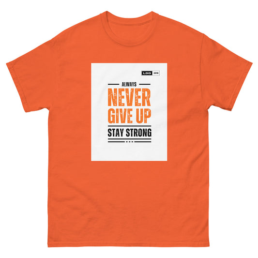 NEVER GIVE UP LDD Official 2024 T-Shirt